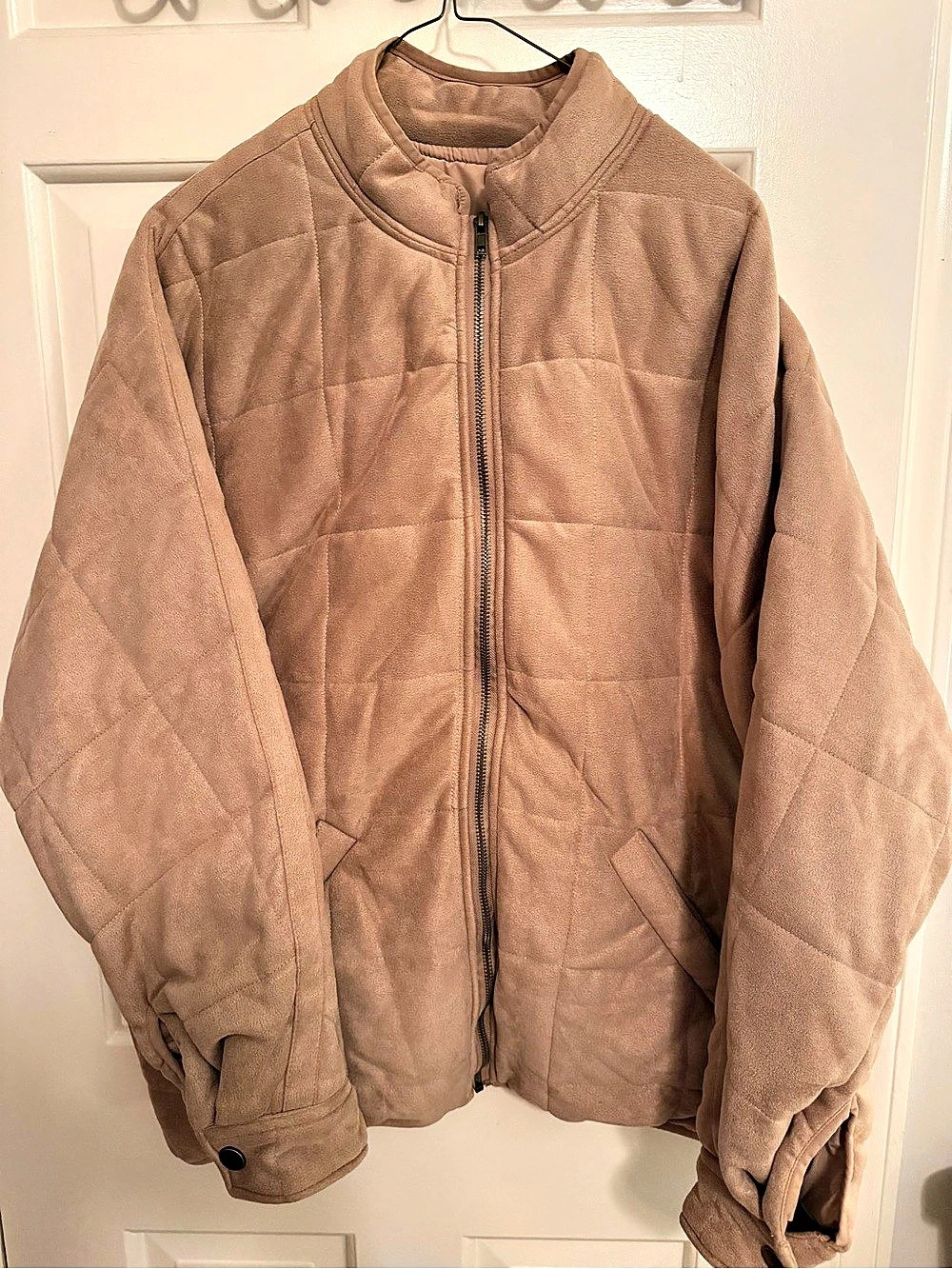 Quilted Jacket in Brown Size XL
